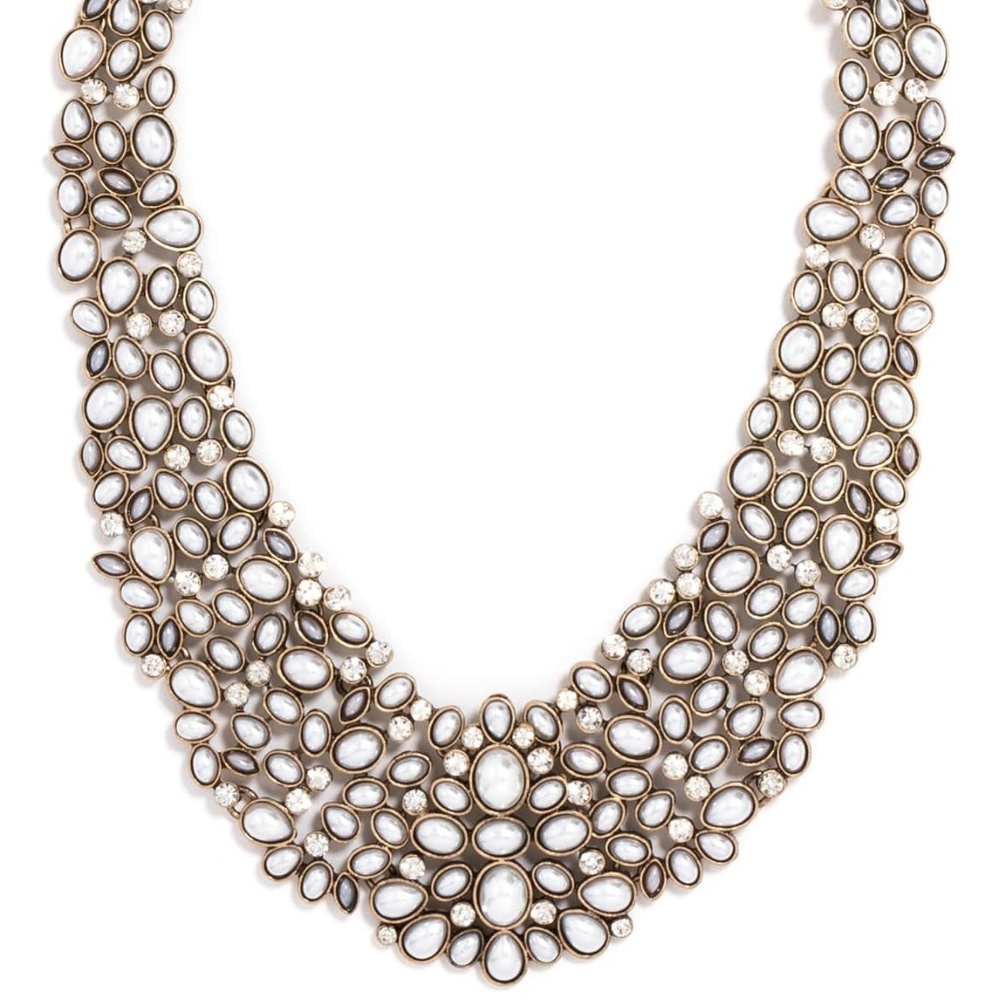 BaubleBar Kew Crystal Collar Necklace